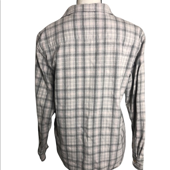 Lauren Ralph Lauren Flannel Plaid Long Sleeve Sz M - Picture 9 of 11